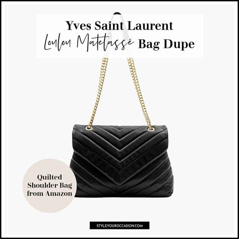 ysl chain bag replica|ysl bag dupe amazon 2020.